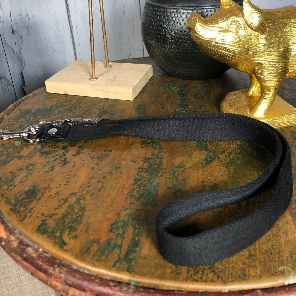 Juicy Couture Black Fabric/Patent Handbag Strap
